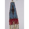 Image 3 : Native American Indian Missouri War axe with "Weeping Heart" Cutout and Beaded Fall, Ca 19th Century