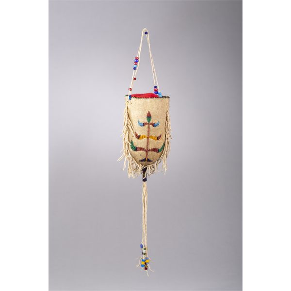 Santee Sioux Three Sided Beaded Bag