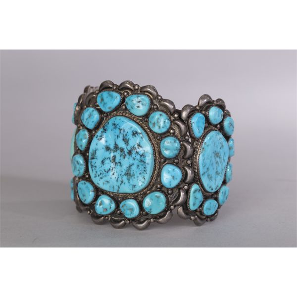 Ben Touchine, Large Turquoise Bracelet