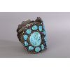 Image 3 : Ben Touchine, Large Turquoise Bracelet
