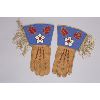 Image 1 : Crow Beaded Gauntlets, Ca. 1910