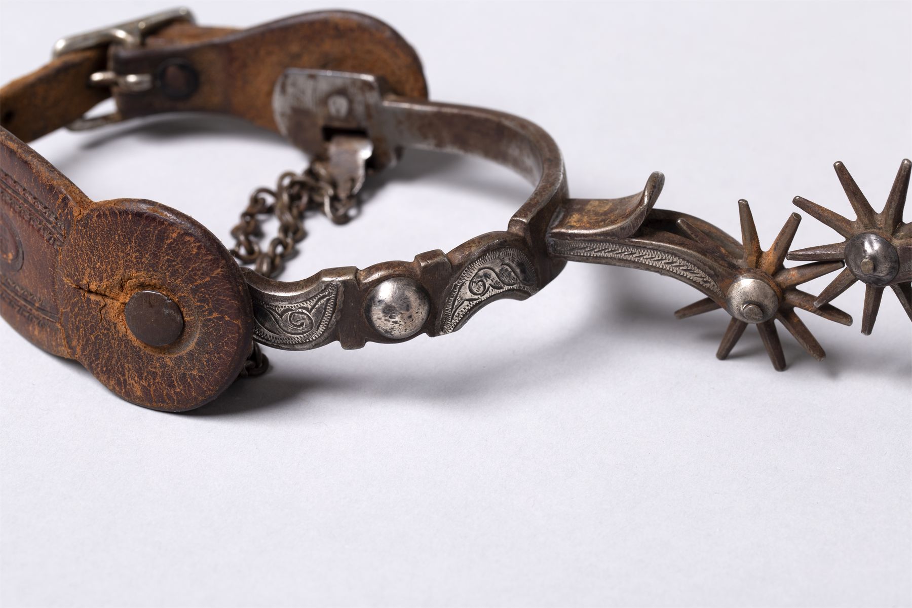 California Style Spurs attributed to Hernandez of San Jose area