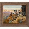 Image 1 : Will Rogers painted copy of "When Shadows Hint Death" (1915) by Charles M Russell
