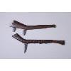 Image 2 : Lot Of 2: Native American Gun Stock War Clubs, Ca. Late 19th Century