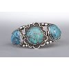 Image 1 : 3 Turquoise Stone Bracelet, Mid Century
