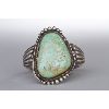 Image 1 : Mike Platero, Large Turquoise and Sterling Silver Bracelet