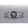 Image 4 : Lot of 3 Navajo Sterling Silver & Turquoise Bracelets