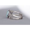 Image 7 : Lot of 3 Navajo Sterling Silver & Turquoise Bracelets