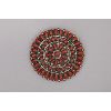 Image 1 : Zuni Coral Cluster Pin/Pendant