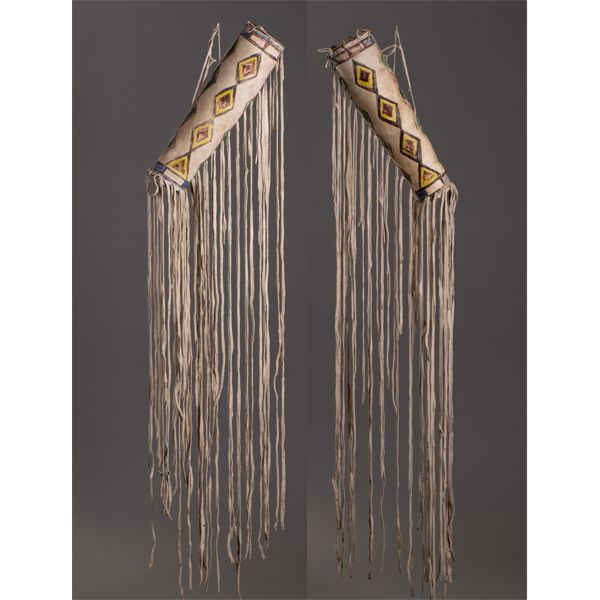 Pair of Yakima Parfleche Cylinders