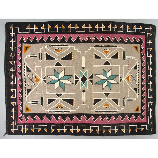 Teec Nos Pos Navajo Rug, Ca. 1930s