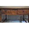 Image 2 : Mexican Colonial Table with 2 Drawers, Ca. 18th-19th Century