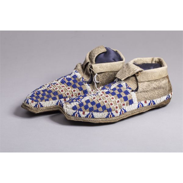 Sioux Moccasins, Ca.19th Century, Fenn Family Collection