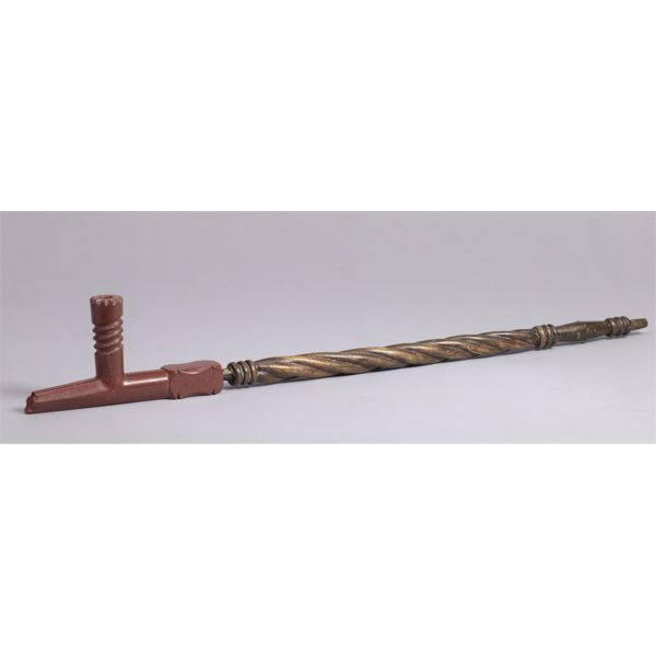 Lakota Twisted Stem & Catlinite Pipe