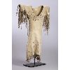 Image 2 : Southern Plains Child’s Hide Dress on Custom Stand, Ca. 1910