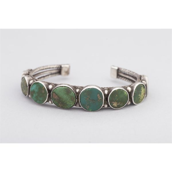 Historic Navajo Row Bracelet, Ca. 1910
