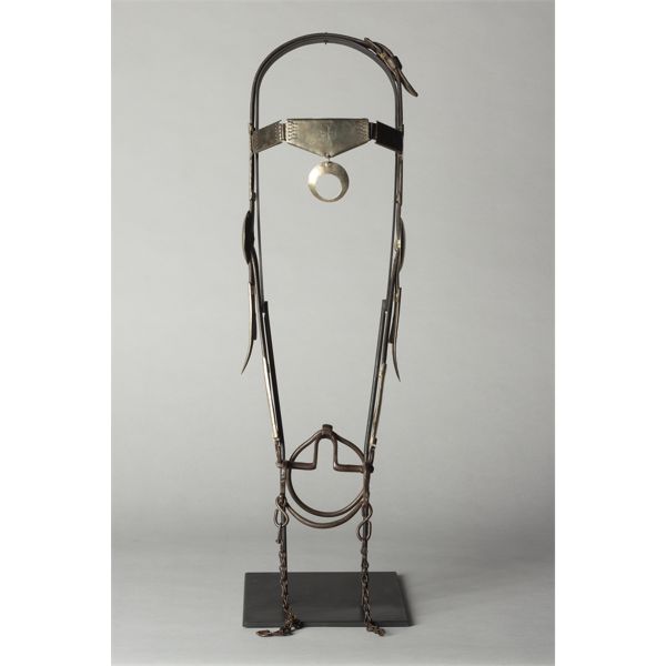 Early Southern Plains Silver Bridle with Mexican Ring Bit