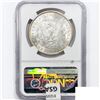 Image 2 : 1883-CC Morgan Silver Dollar NGC MS62