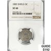 Image 1 : 1883 Shield Nickel NGC XF40
