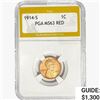 Image 1 : 1914-S Wheat Cent PGA MS63 RED