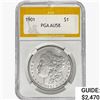 Image 1 : 1901 Morgan Silver Dollar PGA AU58