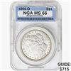 Image 1 : 1900-O Morgan Silver Dollar NGA MS66