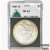 Image 1 : 1887-O Morgan Silver Dollar CRC MS64