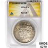 1934-D Silver Peace Dollar ANACS AU58