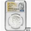 Image 1 : 2021 Silver Peace Dollar NGC MS70 High Relief