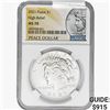 Image 1 : 2021 Silver Peace Dollar NGC MS70 High Relief
