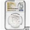 Image 1 : 2021 Silver Peace Dollar NGC MS70 High Relief