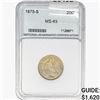 Image 1 : 1875-S Twenty Cent Piece NNC MS63
