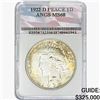 1922-D Silver Peace Dollar ANGS MS68