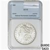 Image 1 : 1884 Morgan Silver Dollar NNC MS65