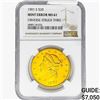 Image 1 : 1901-S $20 Gold Double Eagle NGC MS61 Mint Error