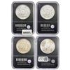 Image 2 : [4] 1890-1924 Asstd. Silver Dollars GG UNC