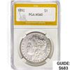 Image 1 : 1892 Morgan Silver Dollar PGA MS60
