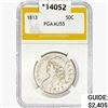 1813 Capped Bust Half Dollar PGA AU55
