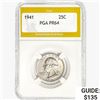 Image 1 : 1941 Washington Silver Quarter PGA PR64