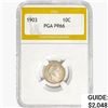 Image 1 : 1903 Barber Dime PGA PR66
