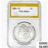 1881-CC Morgan Silver Dollar PGA MS66+