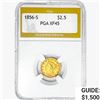 1856-S $2.50 Gold Quarter Eagle PGA XF45
