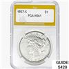 1927-S Silver Peace Dollar PGA MS61