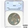 Image 1 : 1879 Morgan Silver Dollar NNC MS62