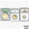 Image 1 : 1924&1943 [3] US Varied Silver Coinage  AU/MS