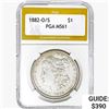 1882-O/S Morgan Silver Dollar PGA MS61