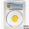 Image 1 : 1913 $2.50 Gold Quarter Eagle PCGS MS61