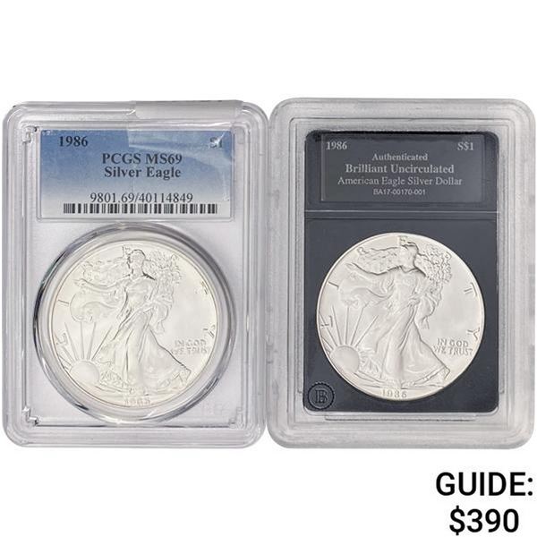 [2] 1986 Silver Eagle  BU/MS