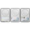 Image 2 : [3] 2012&2022 Silver Eagle NGC MS70 W/ Littleton S