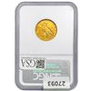Image 2 : 1909-D $5 Gold Half Eagle NGC MS60